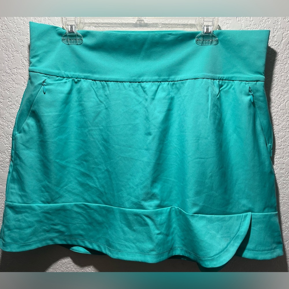 •XL• adidas Frill Golf Skirt / Skort Tennis Semi Mint Rush Brand New